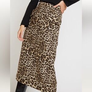 No 6 Sylvia skirt leopard